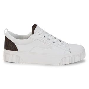 Michael Kors White Platform Sneakers Brand New